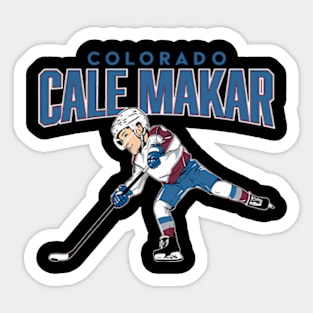 Cale Makar Caricature Sticker